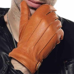 Мужкие кожаные перчатки 001