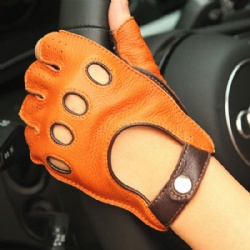 Мужские перчатки из натуральной кожи 013