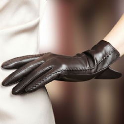 Женские кожаные перчатки 019